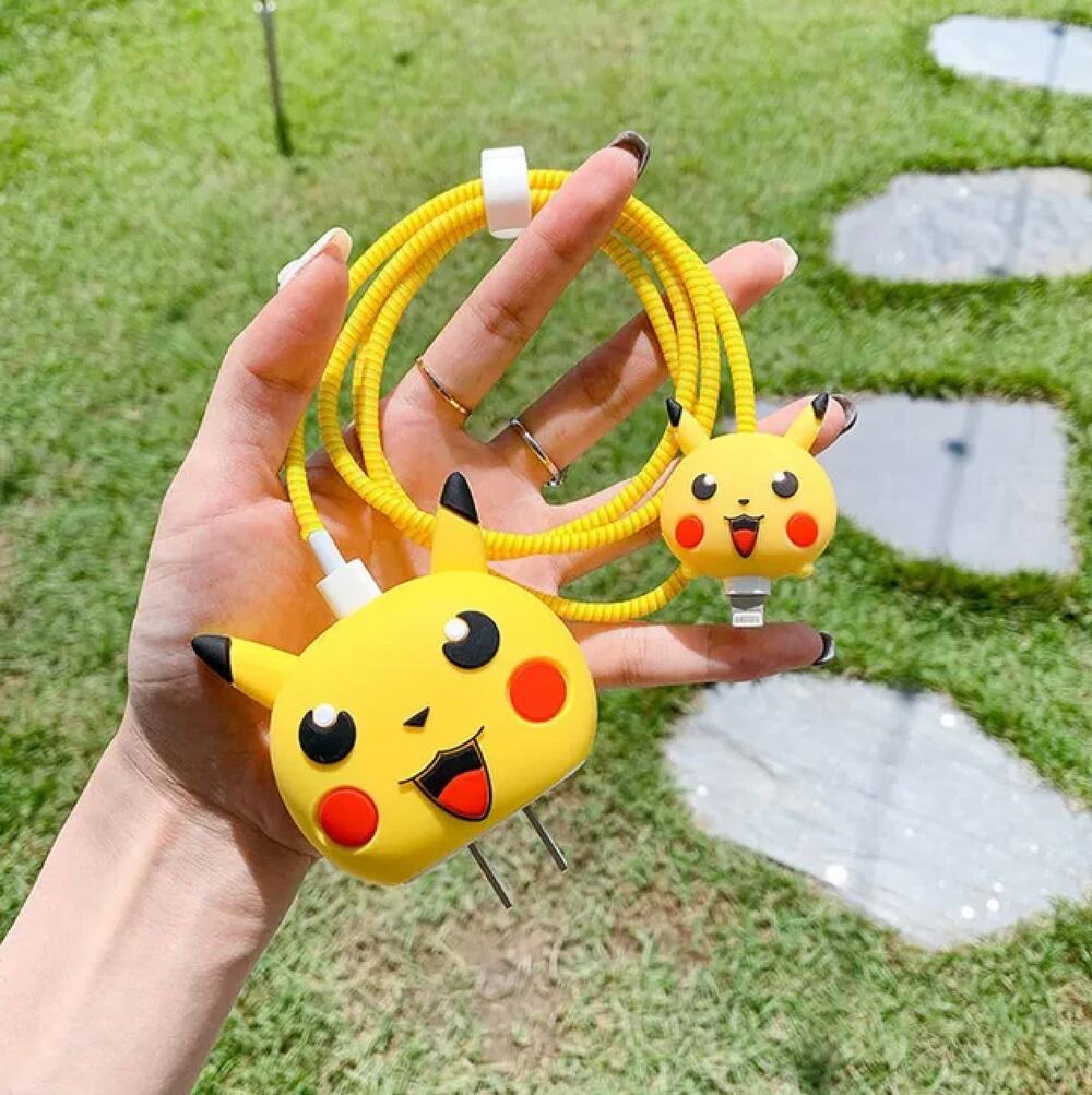 Pikachu Pokemon iPhone Charger Cable Protector P49